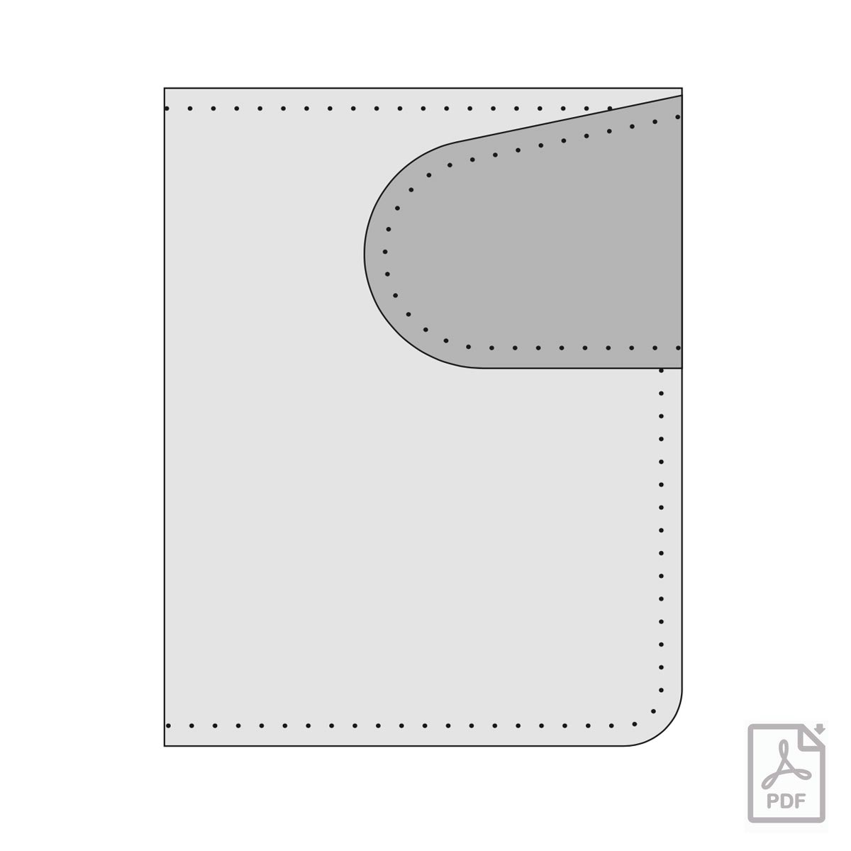 Short Biker Wallet Pattern Short Biker Wallet Pattern